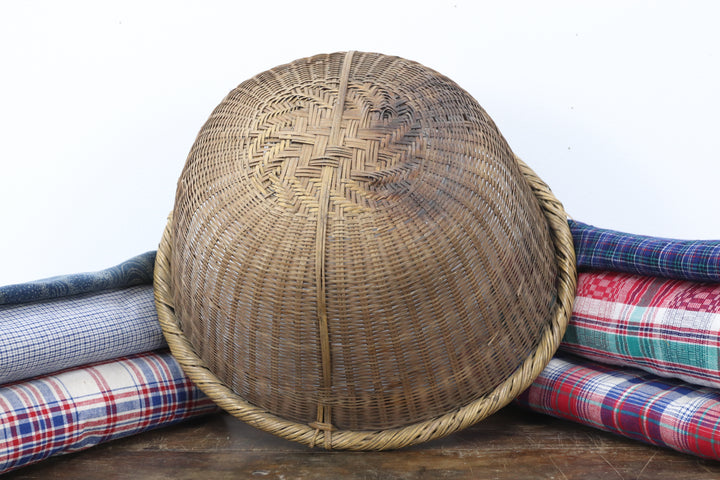 Antique Handmade Asian Basket