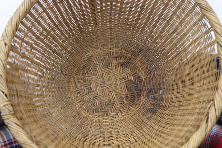 Antique Handmade Asian Basket