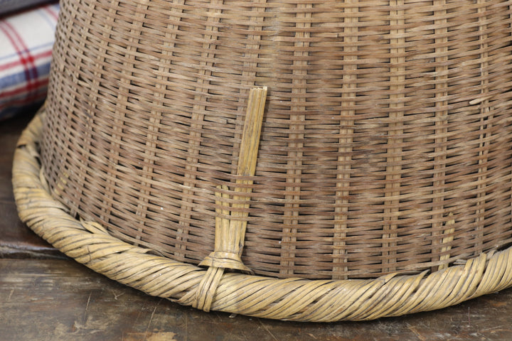 Antique Handmade Asian Basket