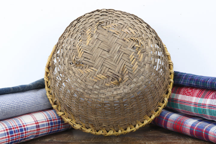 Antique Handmade Asian Basket