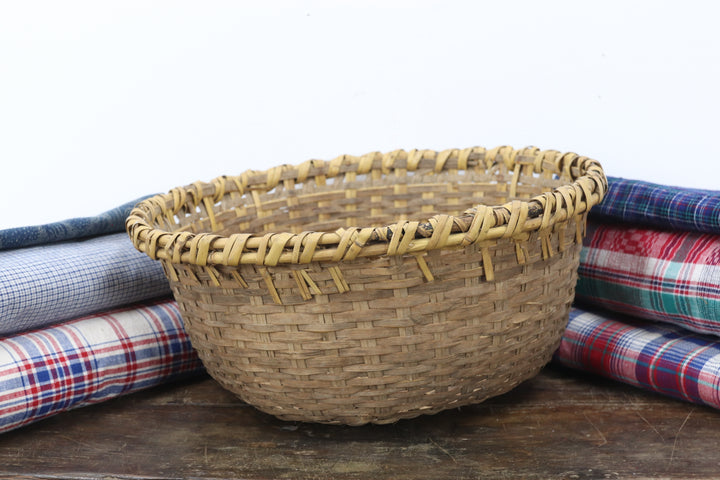 Antique Handmade Asian Basket