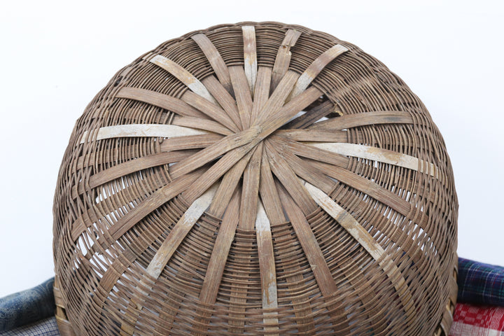 Antique Handmade Asian Basket