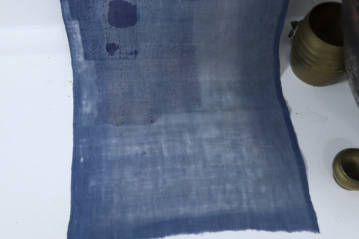 Antique Asian Indigo Blue Textile