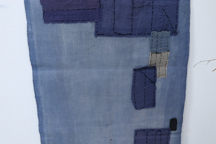 Antique Asian Indigo Blue Textile