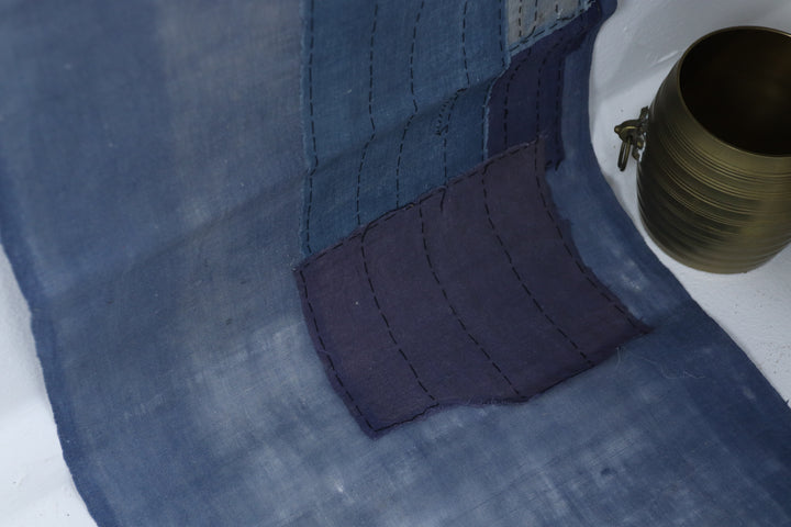 Antique Asian Indigo Blue Textile