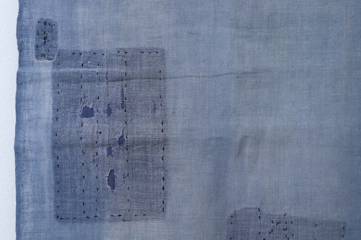Antique Asian Indigo Blue Textile