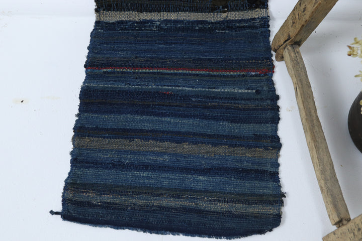 Antique Asian Polychromed Fabric Wall Decor