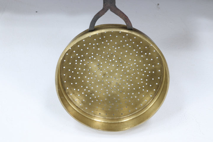 Antique Asian Metal Painted Skimmers
