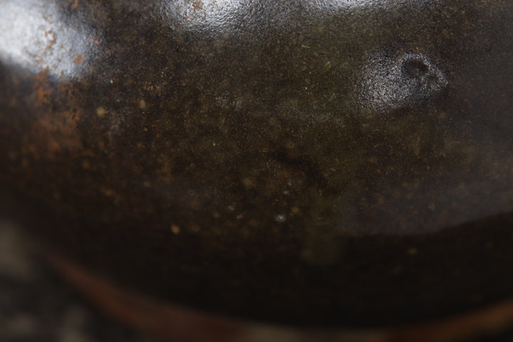 Antique Brown Glazed Little Chinese Pot