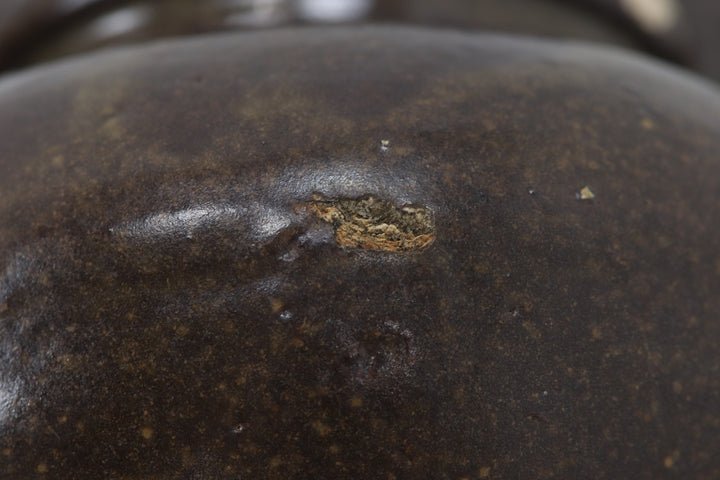Antique Brown Glazed Little Chinese Pot