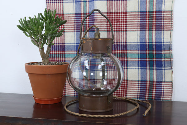 Antique Metal Handmade Electric Lantern
