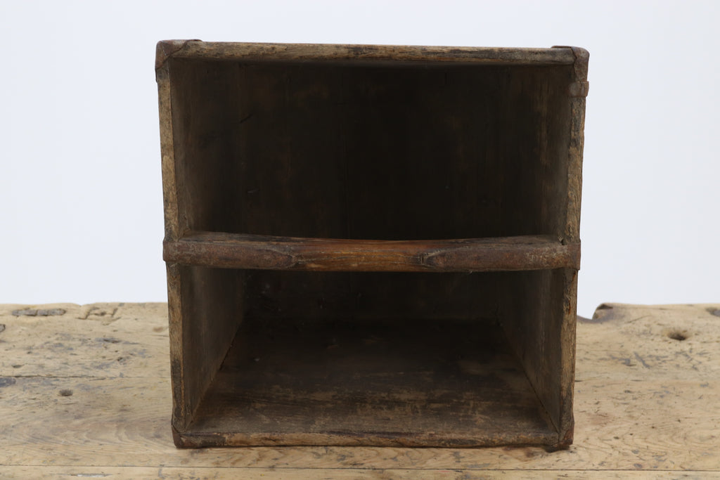 Vintage wooden paddy trug 