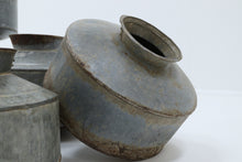 Load image into Gallery viewer, Antique asian decorative Metal Buckets 