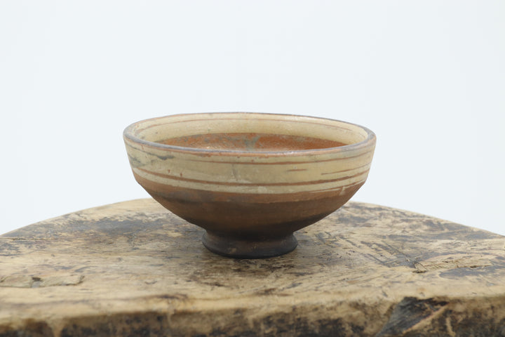 Vintage European terracotta decorative bowl 