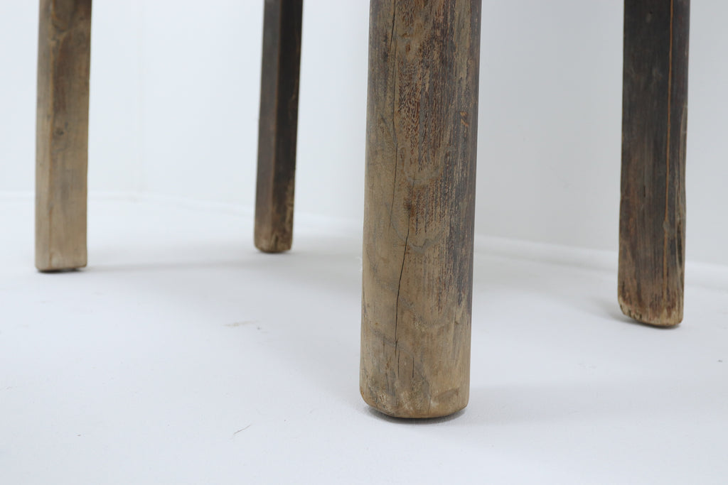 Vintage asian painted console table