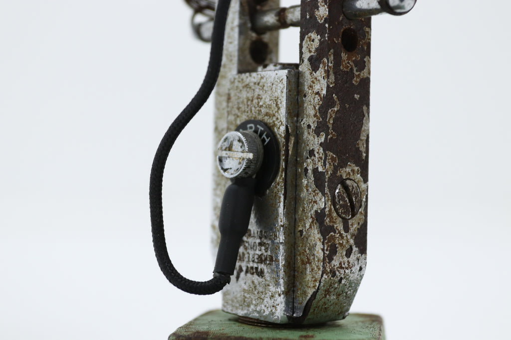 Vintage green table lamp 