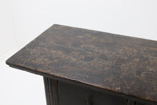 Load image into Gallery viewer, Vintage asian wooden black cabinet 