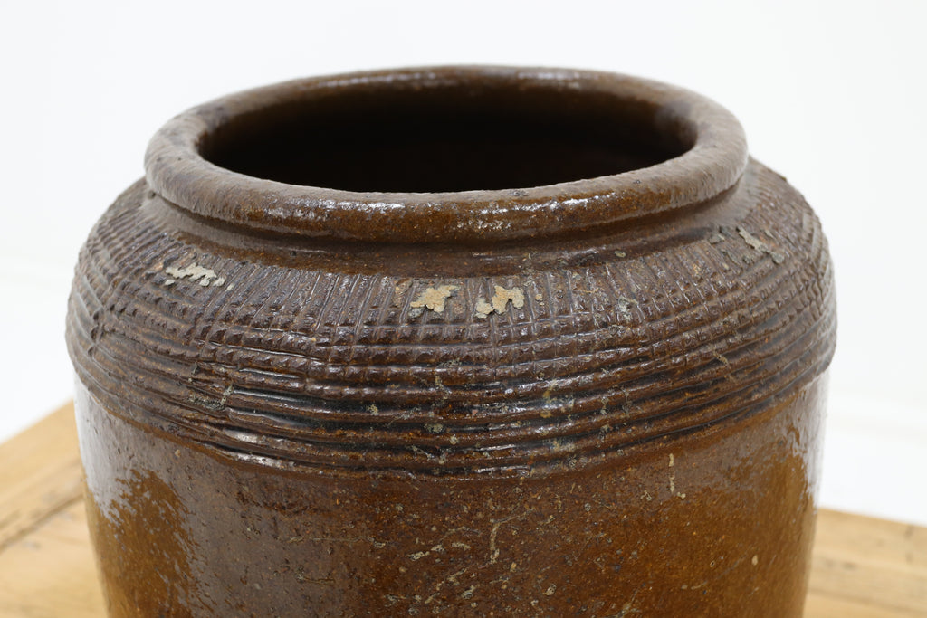 Vintage 1940’s ceramic food preserving container 
