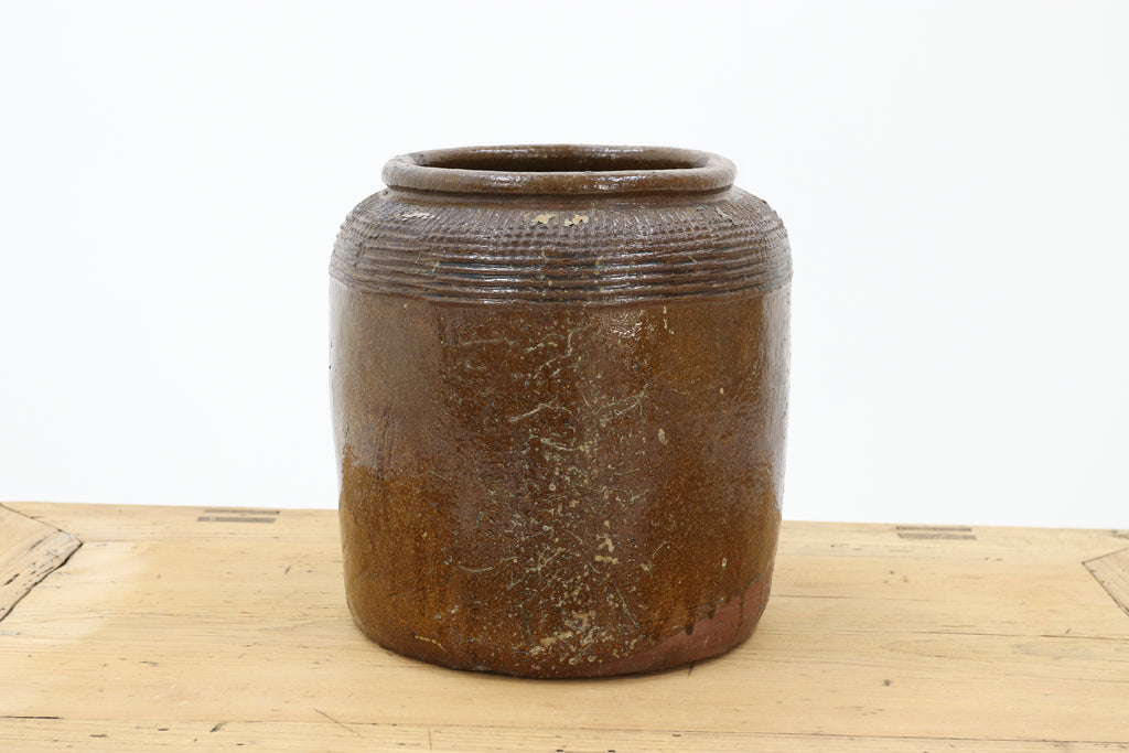 Vintage 1940’s ceramic food preserving container 