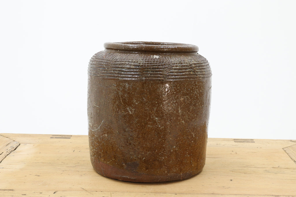 Vintage 1940’s ceramic food preserving container 
