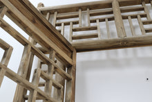 Load image into Gallery viewer, Vintage 19th century wooden courtyard home doors with frame