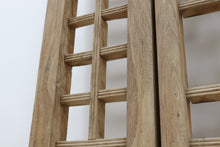 Load image into Gallery viewer, Vintage 19th century wooden courtyard home doors with frame