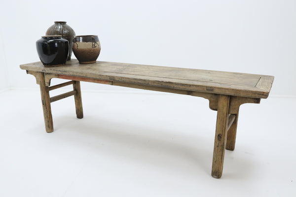 Vintage 1890’s wooden asain bench