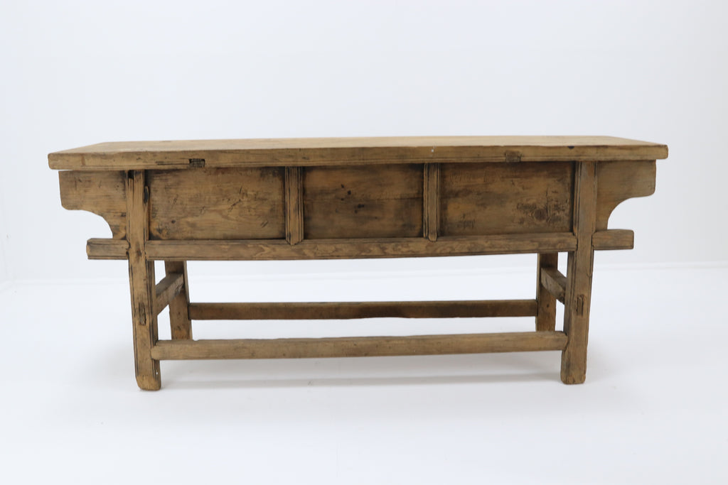 asian wood storage console side cabinet