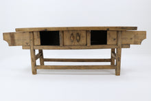 Load image into Gallery viewer, asian wood storage console side cabinet