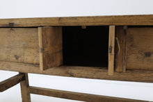 Load image into Gallery viewer, asian wood storage console side cabinet