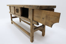 Load image into Gallery viewer, asian wood storage console side cabinet