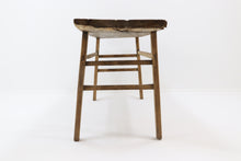 Load image into Gallery viewer, Rustic Wooden Low Bench Sideboard cabinet