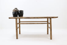 Load image into Gallery viewer, Rustic Wooden Low Bench Sideboard cabinet