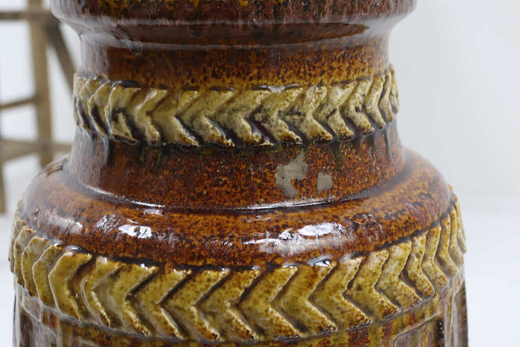 antique retro ceramic urn vessel  